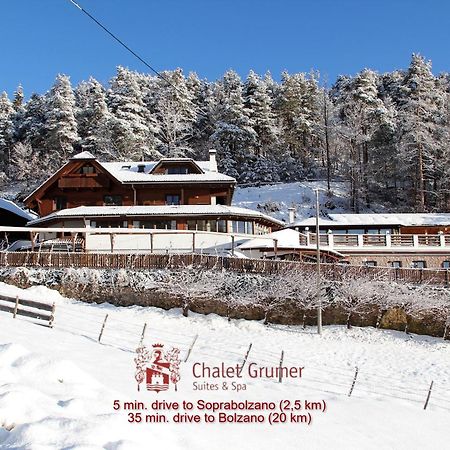 סופראבולצנו Chalet Grumer Suites&Spa מראה חיצוני תמונה